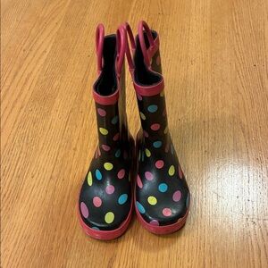 Polka Dot Kids Rain Boots
